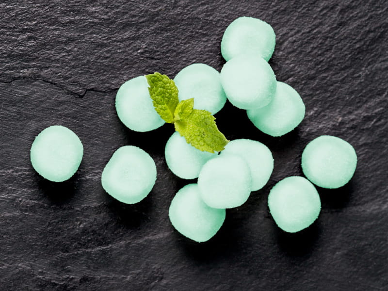 Sugar-frees chewing gum with maltitol